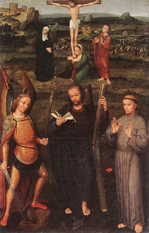 ISENBRANT, Adriaen Archangel St Michael, St Andrew and St Francis of Assisi sg china oil painting image